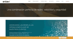 Desktop Screenshot of enbex.es
